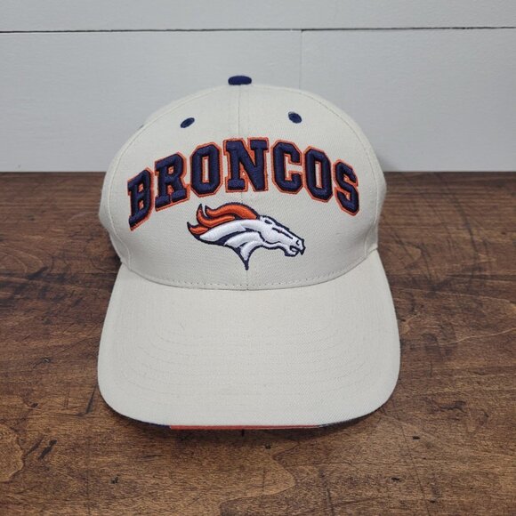 NFL Denver Broncos Embroidered Wool Blend Logo Hat Fitted Men's sz 7 1/4 - Picture 1 of 6